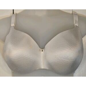 CACIQUE FULL COVERAGE SATIN‎ SUPPORT SOLUTION UW BRA Champagne 44DDD #2